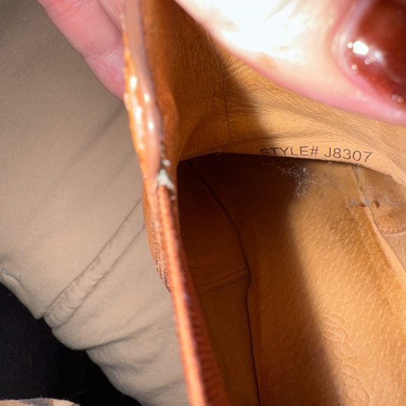 Madewell the Brady Leather Chelsea Ankle Boots Cognac English Saddle Size 8 - Picture 6 of 6